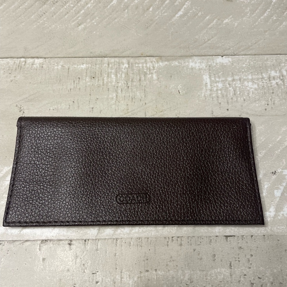 Coach Dark Brown Leather Accessory